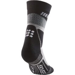 CEP Max Cushion Hiking Mid Cut Compressiesokken - Grijs/zwart -Sportwinkel cep max cushion hiking mid cut compression socks women grey black 2 1390780
