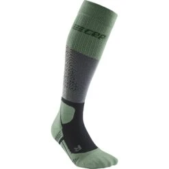 CEP Max Cushion Hiking Tall Compressiesokken - Grey/mint -Sportwinkel cep max cushion hiking tall compression socks women grey mint 3 1390743