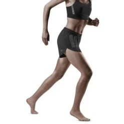 CEP Race Loose Fit 3'' Shorts Dames - Zwart -Sportwinkel cep race loose fit shorts 3 inch for women black 3 954953