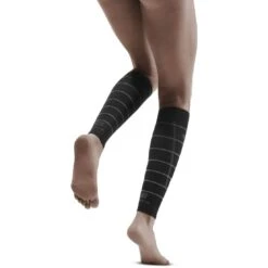 CEP Reflective Kuit-Compressor Dames - Zwart 12 CEP Reflective Kuit-Compressor Dames - Zwart -Sportwinkel cep reflective compression calf sleeves women black 21 1553115