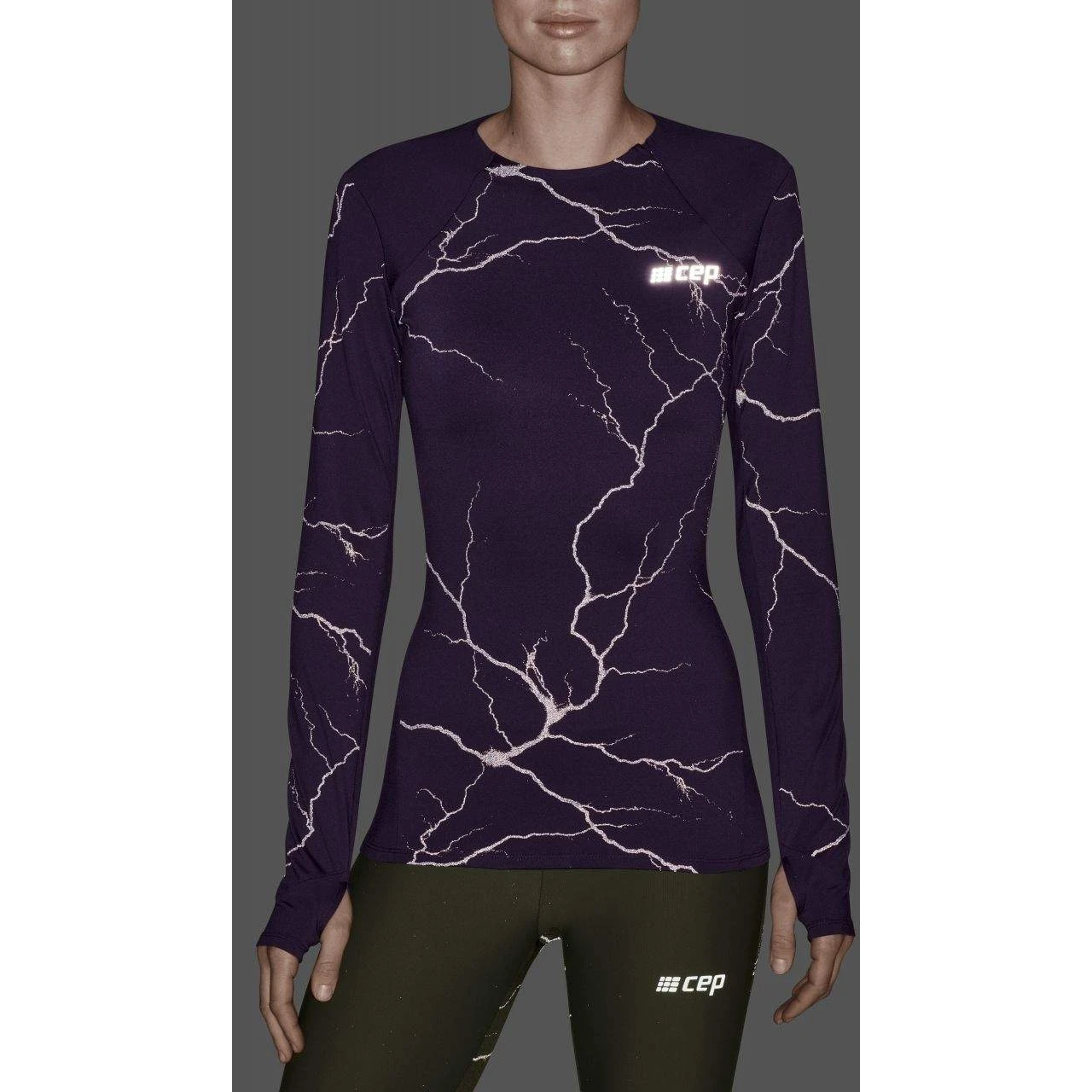 CEP Reflective Shirt Met Lange Mouwen Dames - Purple 11 CEP Reflective Shirt Met Lange Mouwen Dames - Purple - Afbeelding 11