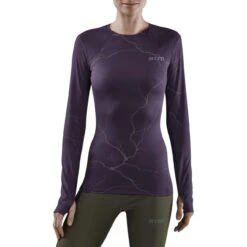 CEP Reflective Shirt Met Lange Mouwen Dames - Purple