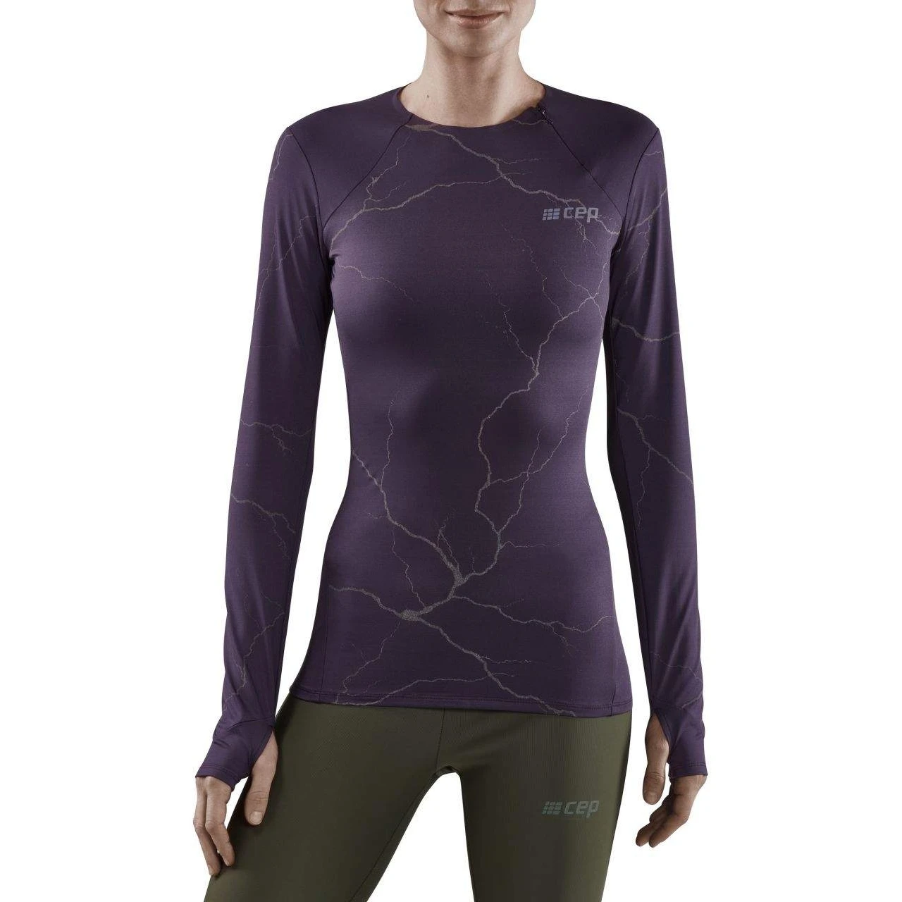 CEP Reflective Shirt Met Lange Mouwen Dames - Purple 1 CEP Reflective Shirt Met Lange Mouwen Dames - Purple