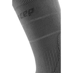 CEP Reflective Mid Cut Compressiesokken Dames - Grijs -Sportwinkel cep reflective mid cut compression socks grey 25 1553012