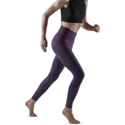 CEP Reflective Legging Dames - Purple