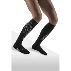 CEP Ski Thermo Compressiesokken Dames - Black/anthracite -Sportwinkel cep ski thermo compression socks women black anthracite 1 1553458