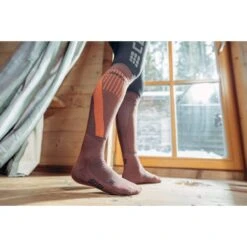 CEP Ski Touring Compressiesokken Dames - Dark Orange -Sportwinkel cep ski touring compression socks dark orange 1 1553499