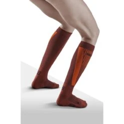 CEP Ski Touring Compressiesokken Dames - Dark Orange -Sportwinkel cep ski touring compression socks women dark orange 2 1553517