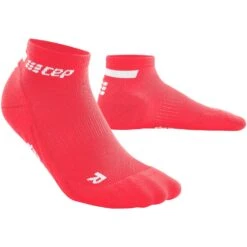CEP The Run Low Cut Compressiesokken V4 Dames - Roze