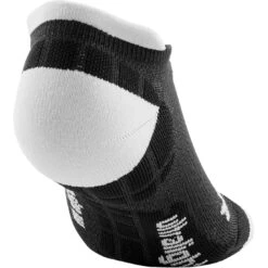 CEP Ultralight No Show Compressiesokken - Black/light Grey -Sportwinkel cep ultralight no show compression socks black light grey 2 1114624