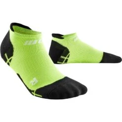 CEP Ultralight No Show Compressiesokken Dames - Flash Green/black