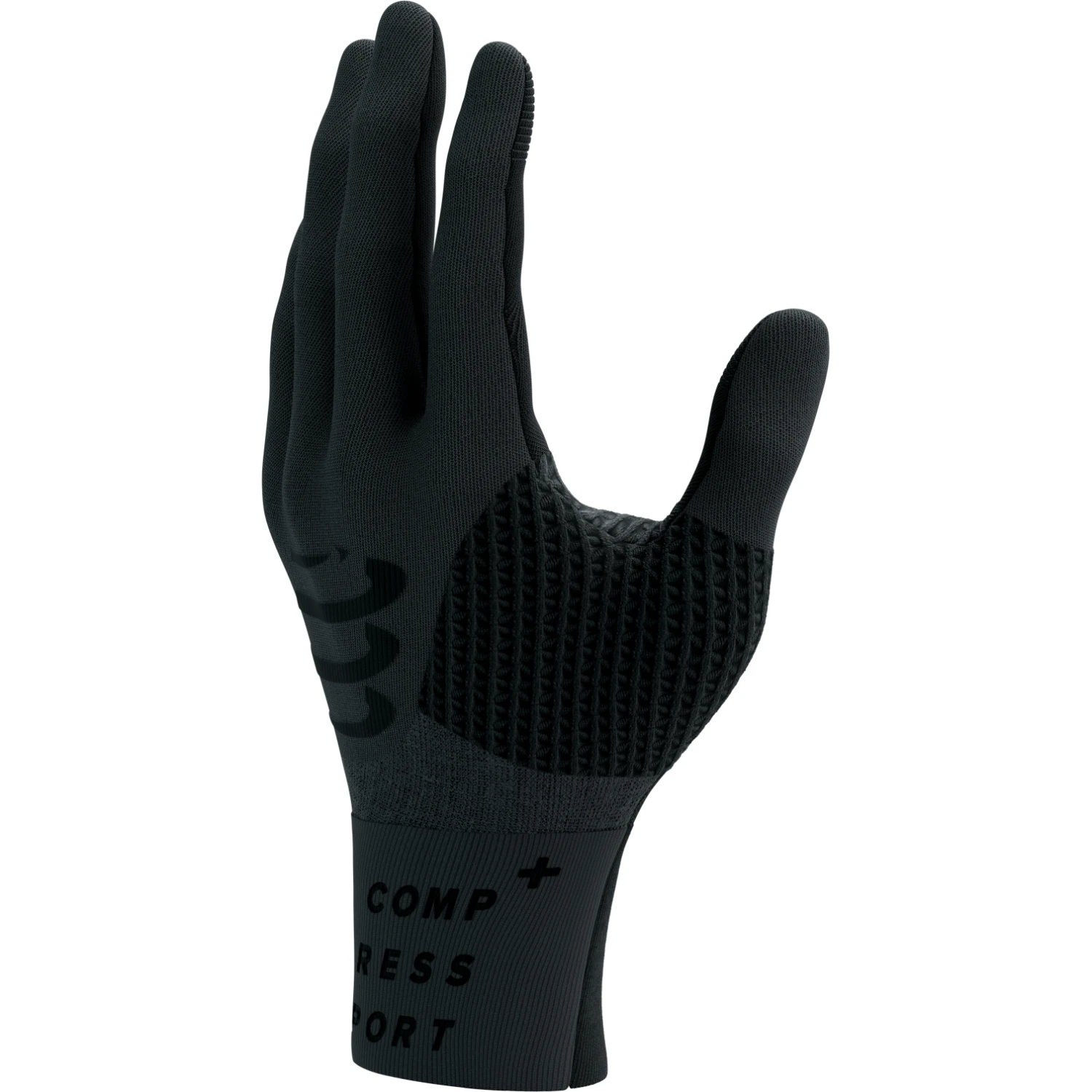 Compressport 3D Thermo Handschoenen - Asphalte/black 2 Compressport 3D Thermo Handschoenen - Asphalte/black - Afbeelding 2
