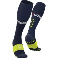Compressport Full Run Compressiesokken - Sodalite Blue