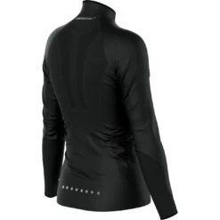 Compressport Hurricane Windproof Damesjas - Zwart -Sportwinkel compressport hurricane windproof jacket women black 6 1498919
