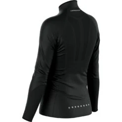 Compressport Hurricane Windproof Damesjas - Zwart -Sportwinkel compressport hurricane windproof jacket women black 8 1498921