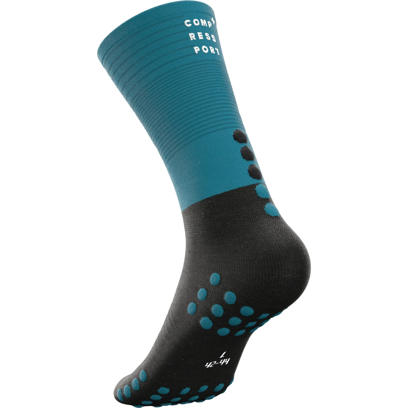 Compressport Mid Compressiesokken - Mosaic Blue/black 6 Compressport Mid Compressiesokken - Mosaic Blue/black - Afbeelding 6