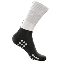 Compressport Mid Compressiesokken - Wit/zwart -Sportwinkel compressport mid compression socks white black 5 1499233