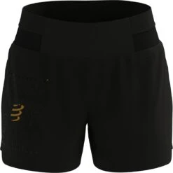 Compressport Performance Lauf-Overshorts Dames - Black Edition 2022 - Zwart