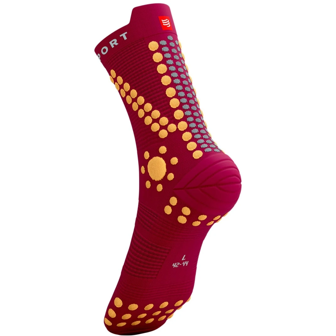 Compressport Pro Racing Compressiesokken V4.0 Trail - Persian Red/blazing Orange 3 Compressport Pro Racing Compressiesokken V4.0 Trail - Persian Red/blazing Orange - Afbeelding 3