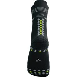 Compressport Pro Racing Compressiesokken V4.0 Run High Flash - Black/fluo Yellow -Sportwinkel compressport pro racing compression socks v4 1499704
