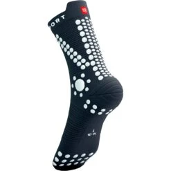 Compressport Pro Racing Compressiesokken V4.0 Trail - Magnet/white -Sportwinkel compressport pro racing compression socks v4 1499939