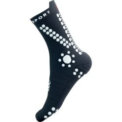 Compressport Pro Racing Compressiesokken V4.0 Trail - Magnet/white -Sportwinkel compressport pro racing compression socks v4 1499940