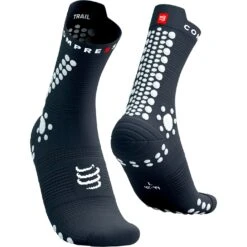 Compressport Pro Racing Compressiesokken V4.0 Trail - Magnet/white