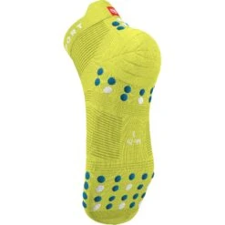 Compressport Pro Racing Compressiesokken V4.0 Run Low - Primerose/fjord Blue -Sportwinkel compressport pro racing compression socks v4 1559210
