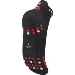 Compressport Pro Racing Compressiesokken V4.0 Run Low - Zwart/rood -Sportwinkel compressport pro racing compression socks v4 1559216