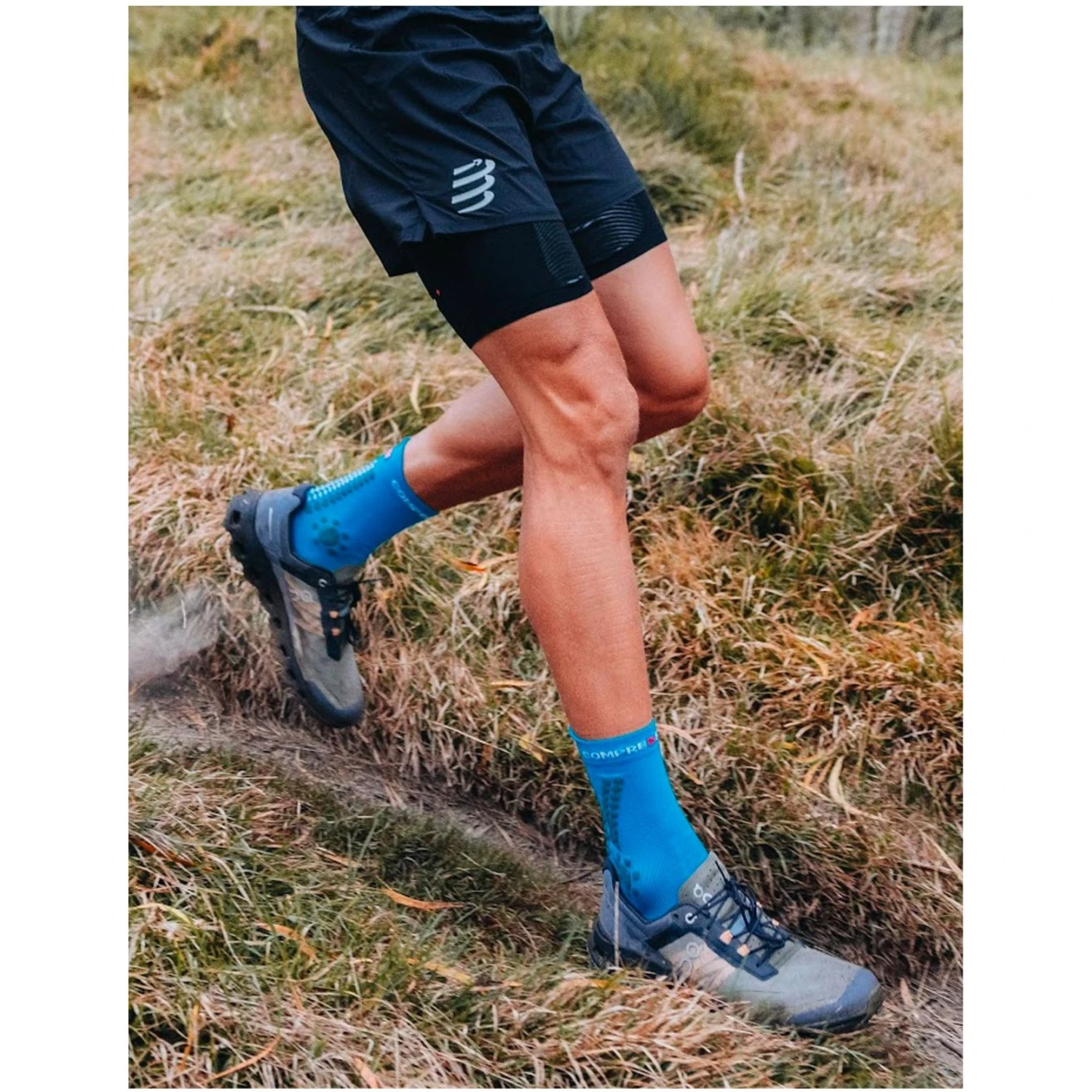Compressport Pro Racing Compressiesokken V4.0 Trail - Hawaiian Ocean/shaded Spruce 6 Compressport Pro Racing Compressiesokken V4.0 Trail - Hawaiian Ocean/shaded Spruce - Afbeelding 6
