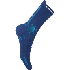 Compressport Pro Racing Compressiesokken V4.0 Trail - Sodalite/fluo Blue -Sportwinkel compressport pro racing compression socks v4 1560154