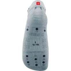 Compressport Pro Racing Compressiesokken V4.0 Ultralight Run Low - White/alloy -Sportwinkel compressport pro racing compression socks v4 1560237