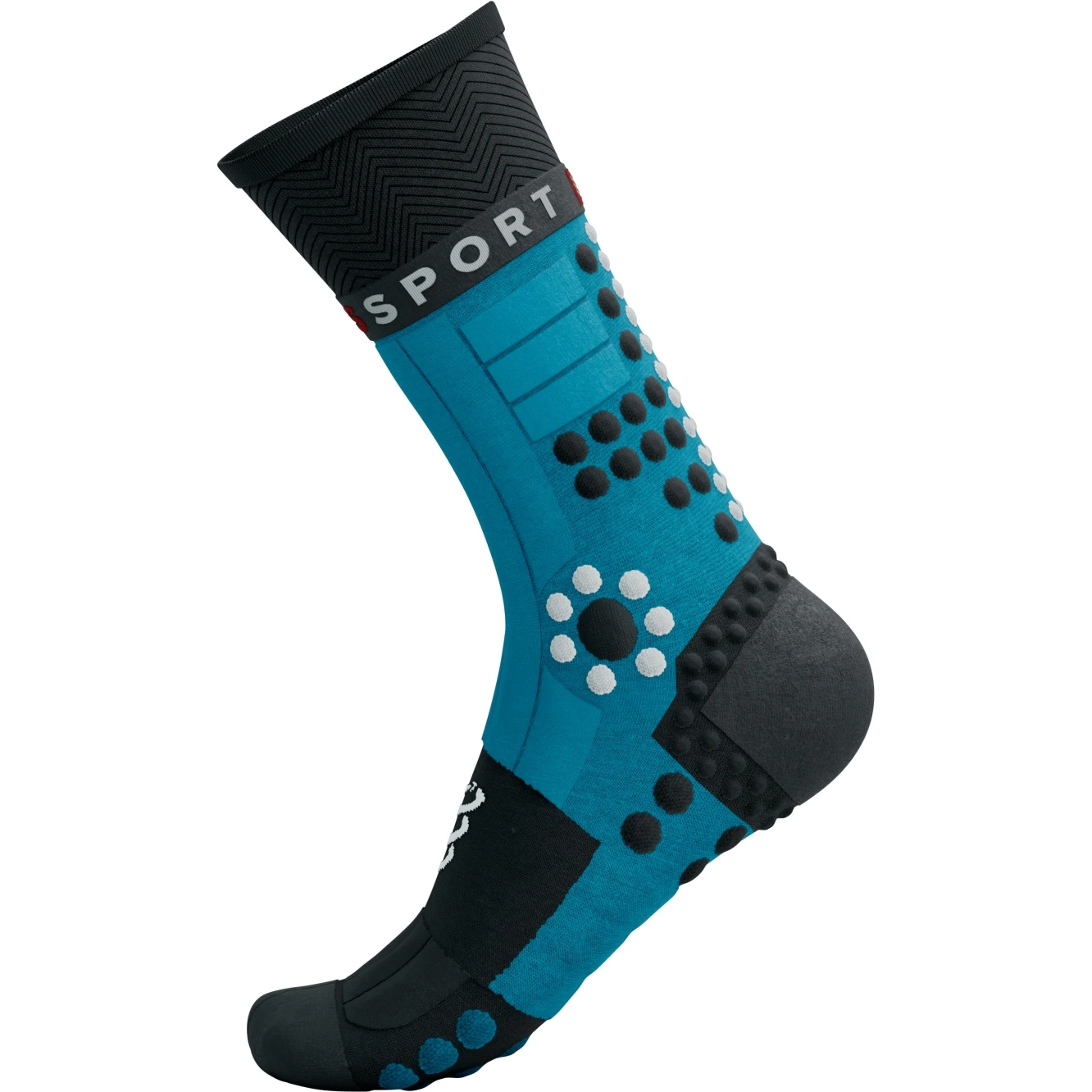 Compressport Pro Racing Compressiesokken Winter Trail - Mosaic Blue/black 5 Compressport Pro Racing Compressiesokken Winter Trail - Mosaic Blue/black - Afbeelding 5