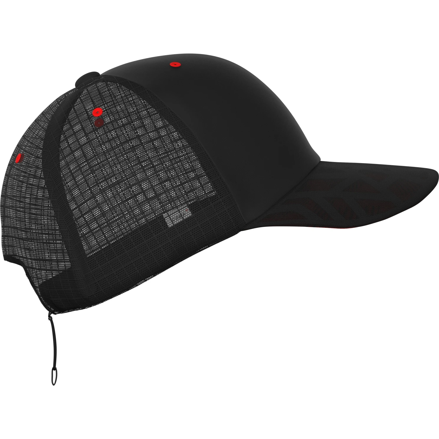 Compressport Racing Trucker Pet - Zwart/rood 7 Compressport Racing Trucker Pet - Zwart/rood - Afbeelding 7