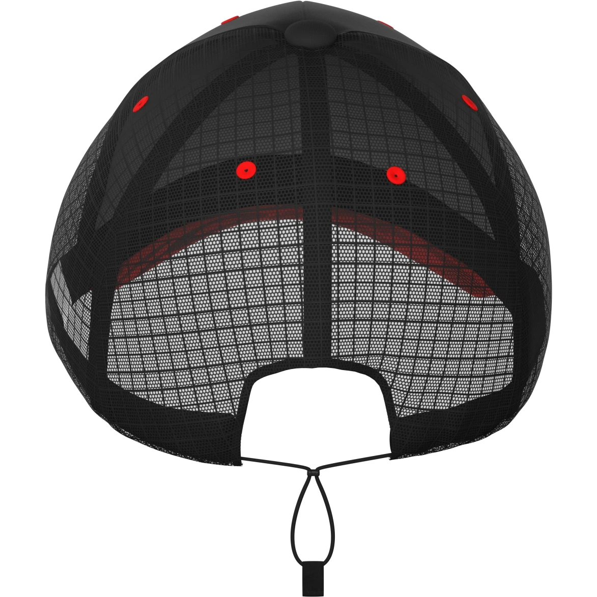 Compressport Racing Trucker Pet - Zwart/rood 4 Compressport Racing Trucker Pet - Zwart/rood - Afbeelding 4