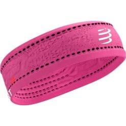 Compressport Thin Hoofdband On/Off - Magenta -Sportwinkel compressport thin headband on off magenta 2 1500575