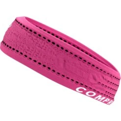 Compressport Thin Hoofdband On/Off - Magenta -Sportwinkel compressport thin headband on off magenta 7 1500580