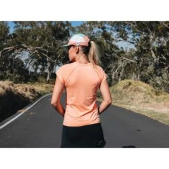 Compressport Training Dames T-Shirt - Papaya Punch -Sportwinkel compressport training t shirt women papaya punch 1 1455053