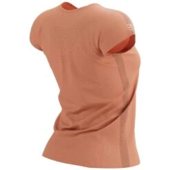 Compressport Training Dames T-Shirt - Papaya Punch -Sportwinkel compressport training t shirt women papaya punch 6 1 1455058