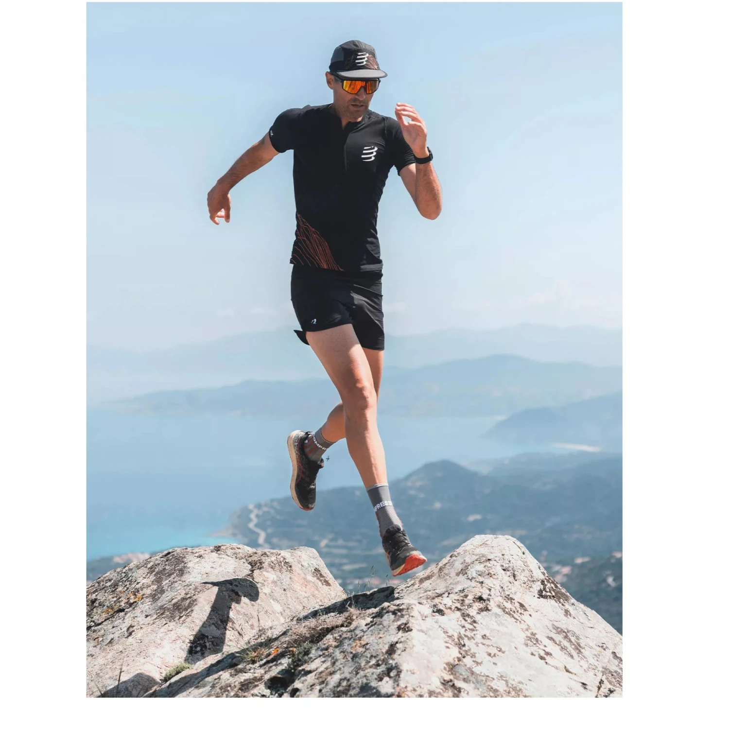 Compressport Ultra Trail Compressiesokken - Trail Capsule 2023 - Iron Gate/rust/white 3 Compressport Ultra Trail Compressiesokken - Trail Capsule 2023 - Iron Gate/rust/white - Afbeelding 3