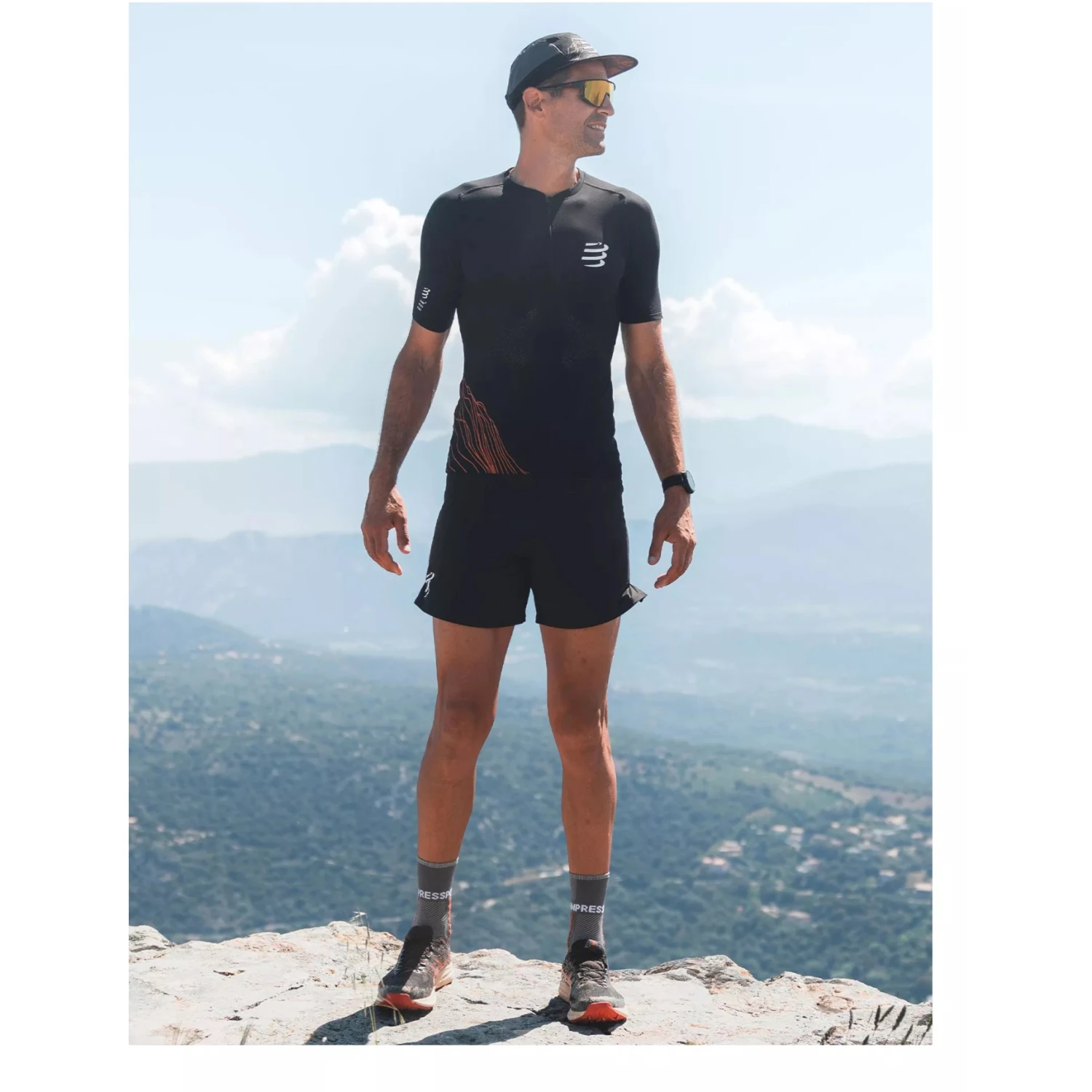 Compressport Ultra Trail Compressiesokken - Trail Capsule 2023 - Iron Gate/rust/white 2 Compressport Ultra Trail Compressiesokken - Trail Capsule 2023 - Iron Gate/rust/white - Afbeelding 2