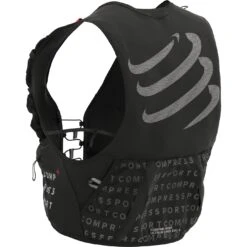 Compressport UltRun S Pack Evo 10L Drinkrugzak - Zwart -Sportwinkel compressport ultrun s pack evo 10l hydration backpack black 4 1265201