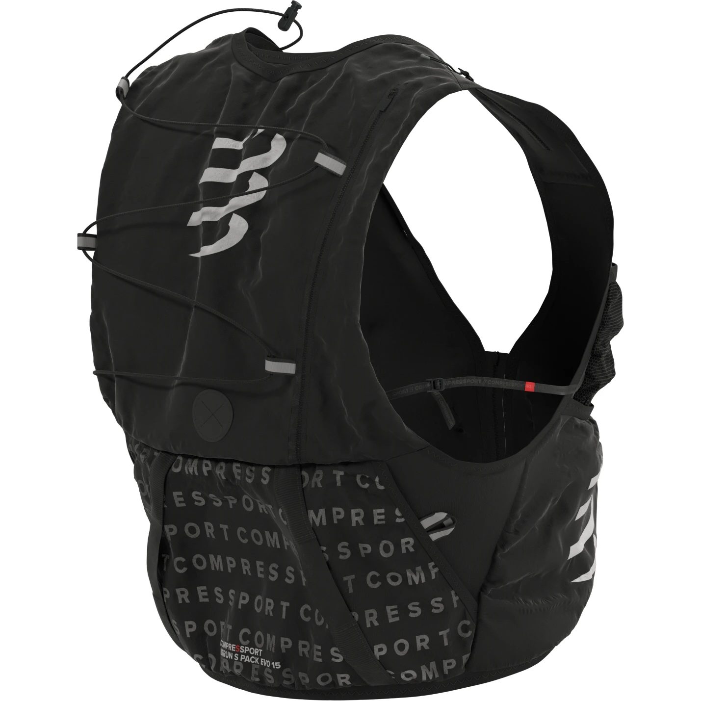 Compressport UltRun S Pack Evo 15L Drinkrugzak - Zwart 7 Compressport UltRun S Pack Evo 15L Drinkrugzak - Zwart - Afbeelding 7