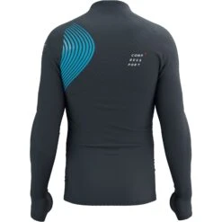 Compressport Winter Trail Postural Shirt Met Lange Mouwen - Magnet/hawaiian Ocean -Sportwinkel compressport winter trail postural long sleeve top magnet hawaiian ocean 5 1501272