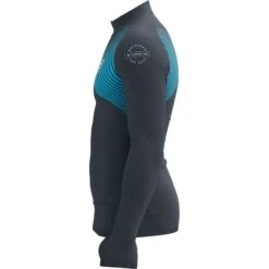 Compressport Winter Trail Postural Shirt Met Lange Mouwen - Magnet/hawaiian Ocean -Sportwinkel compressport winter trail postural long sleeve top magnet hawaiian ocean 7 1501274