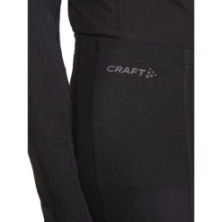 CRAFT ADV Wool Merino Heren Onderbroek - Zwart -Sportwinkel craft adv wool merino mens baselayer pants black 3 1552504