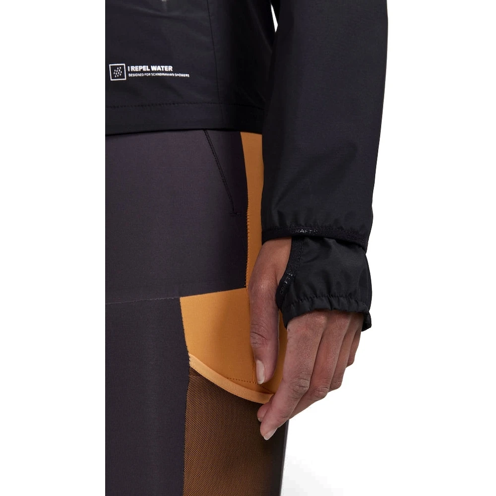 CRAFT Pro Trail Hydro Jas Dames - Zwart 5 CRAFT Pro Trail Hydro Jas Dames - Zwart - Afbeelding 5