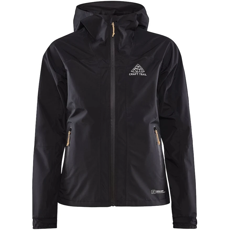 CRAFT Pro Trail Hydro Jas Dames - Zwart 1 CRAFT Pro Trail Hydro Jas Dames - Zwart