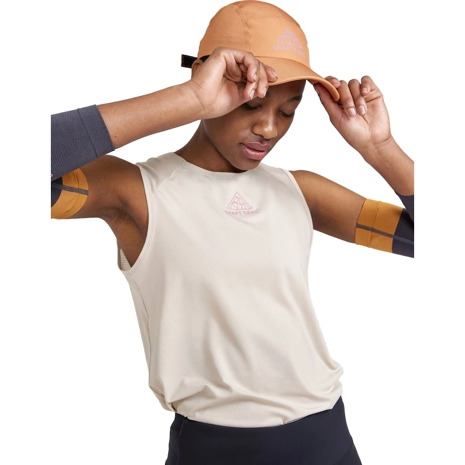 CRAFT Pro Trail Top Dames - Ecru 4 CRAFT Pro Trail Top Dames - Ecru - Afbeelding 4