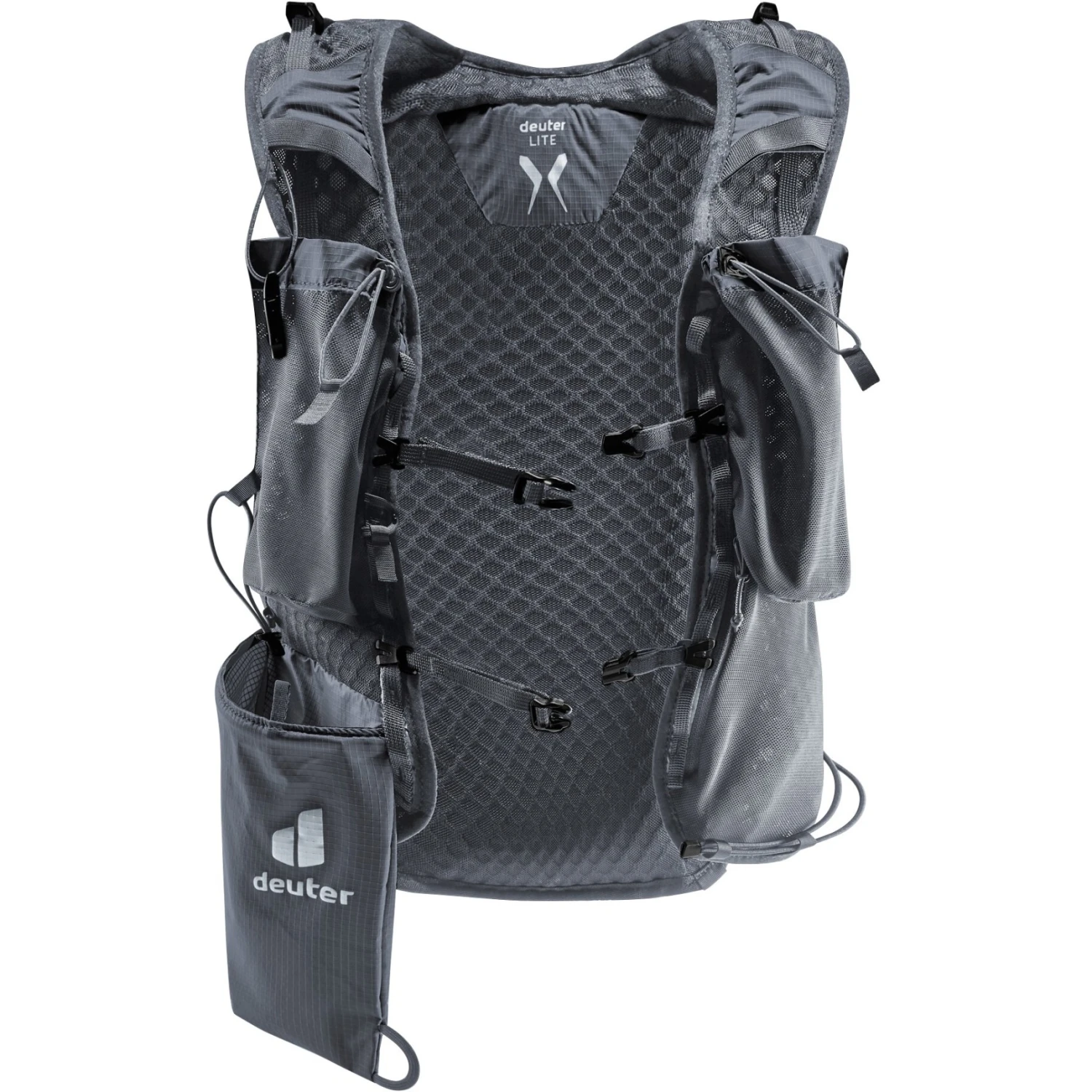 Deuter Ascender 13 Trailrunning Backpack - Black 2 Deuter Ascender 13 Trailrunning Backpack - Black - Afbeelding 2